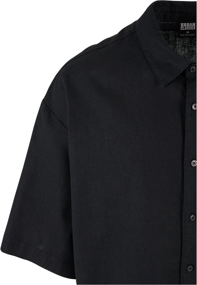 Oversize cotton linen shirt boxy hemden 2 farben