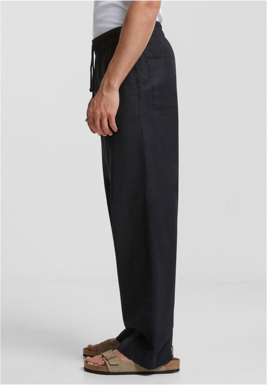Cotton loose fit linen pants