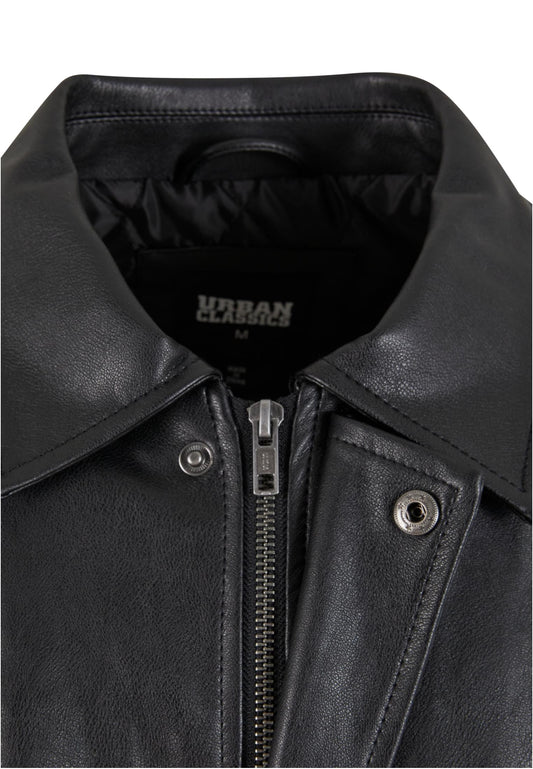 Synthetic Leather Blouson