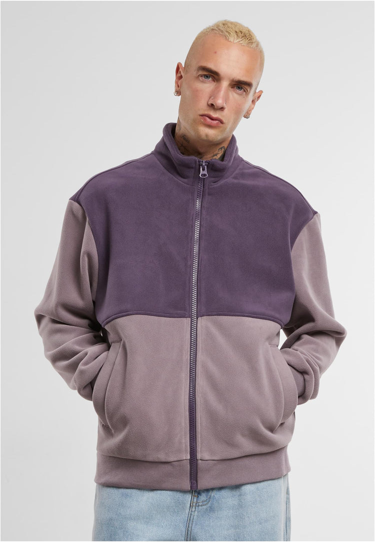 Colour Block Polar Fleece Jacket