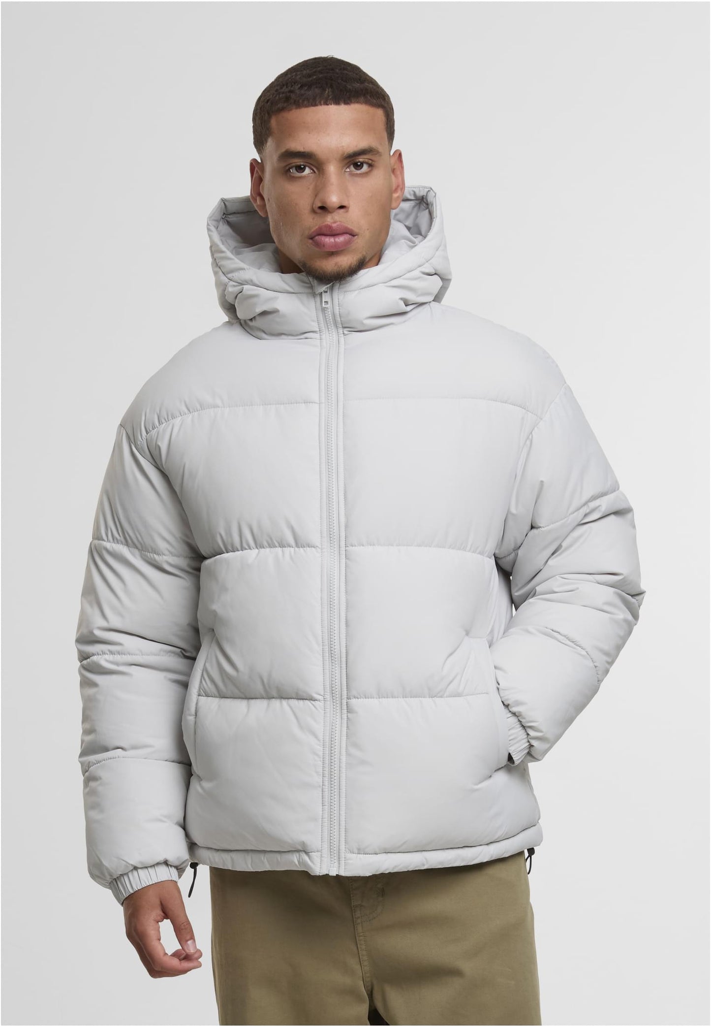 Basic Puffer Jacket With Hood