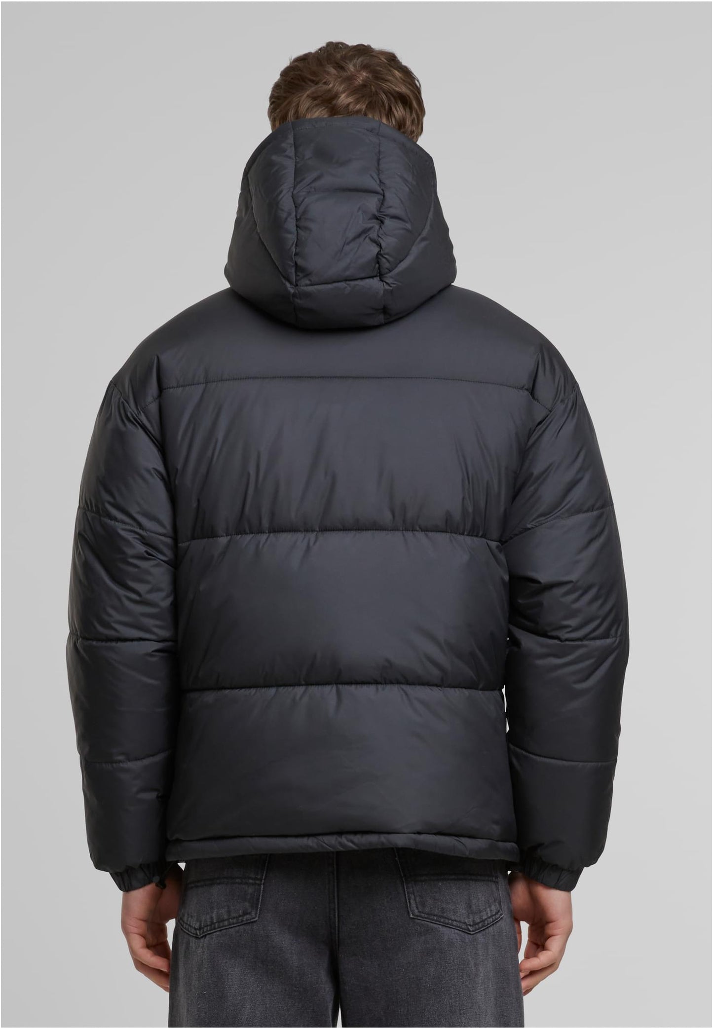 Basic Puffer Jacket With Hood