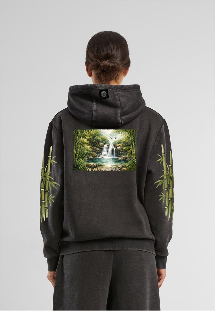 Olivier Industries ®  waterfall handmade limited edition Vintage oversized ladies Hoodie