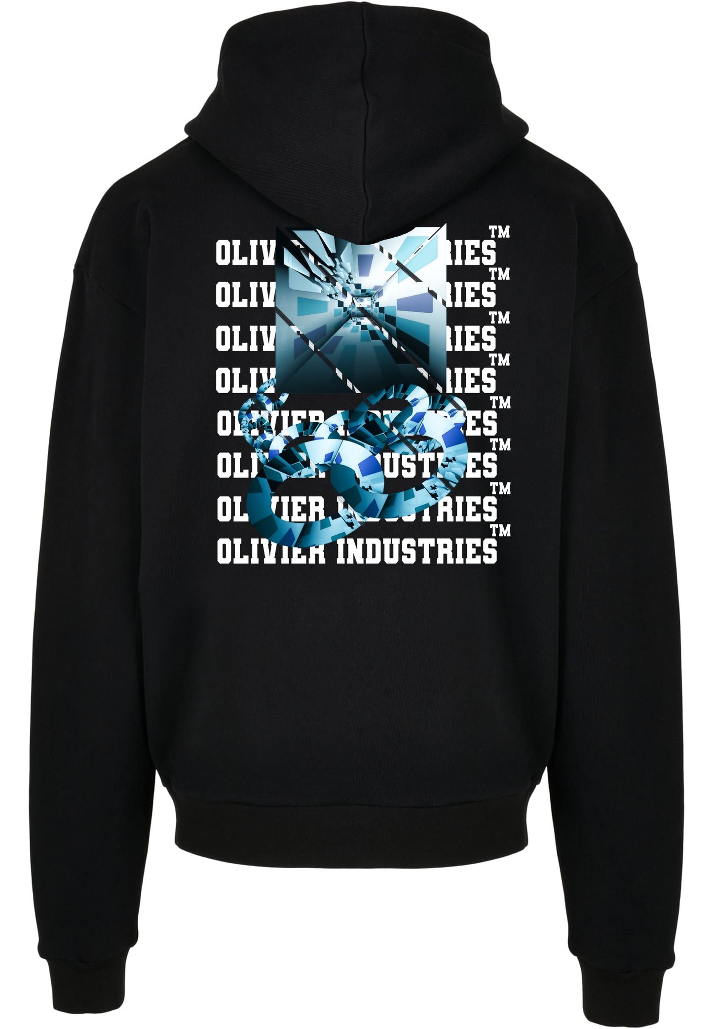 Olivier Industries TM Oversize Hoodie block chain