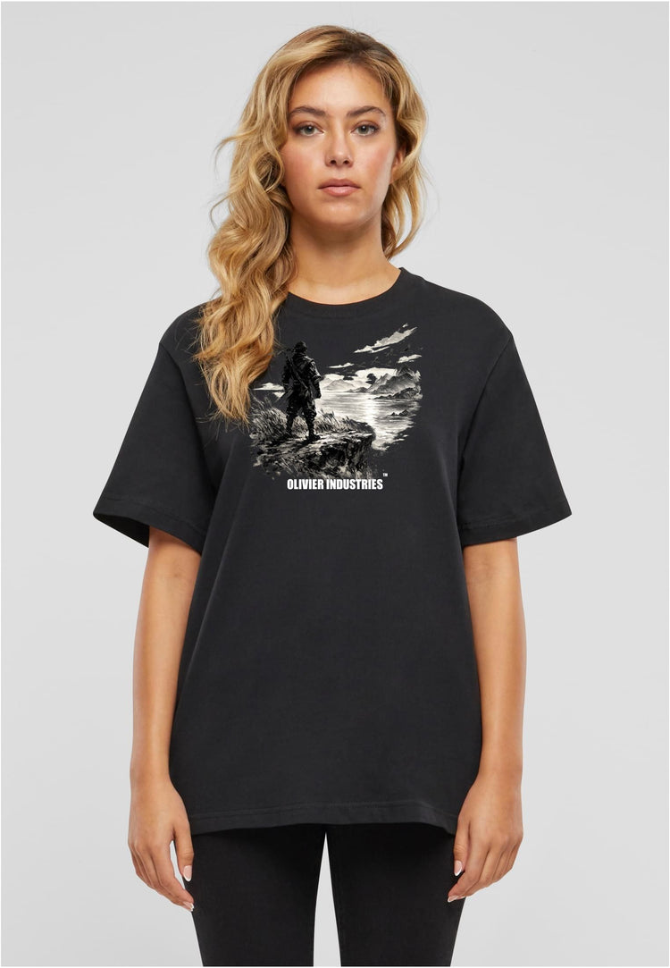 Olivier Industries TM - Shinobi blck white -everyday Ladies Tee