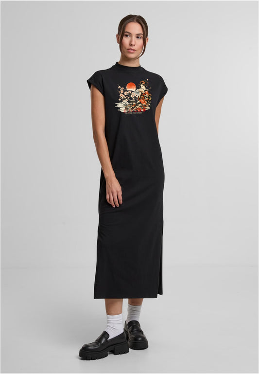 Olivier Industries TM - Geisha - Ladies  vintage long Dress blck