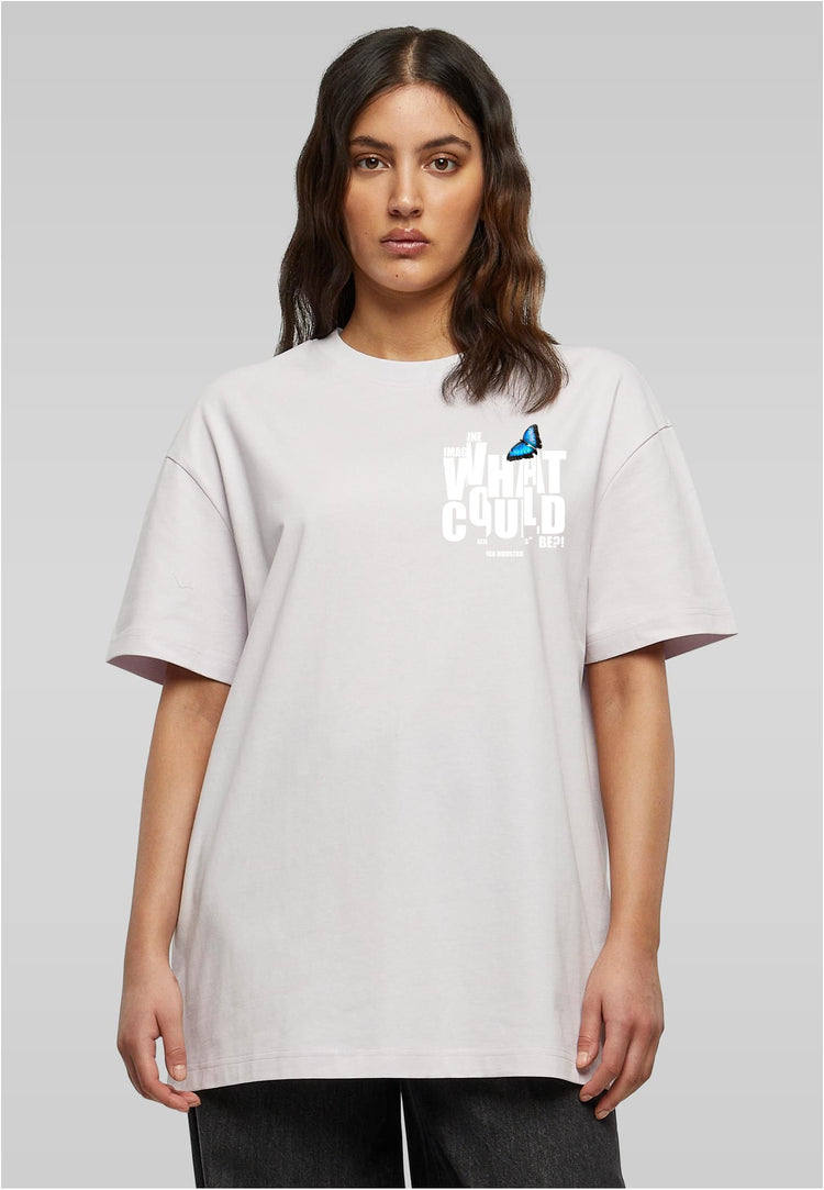 Olivier Industries TM - Imagine what could be butterfly distressed double print ladies every day tee