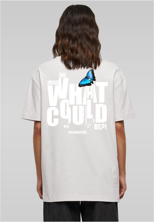 Olivier Industries TM - Imagine what could be butterfly distressed double print ladies every day tee