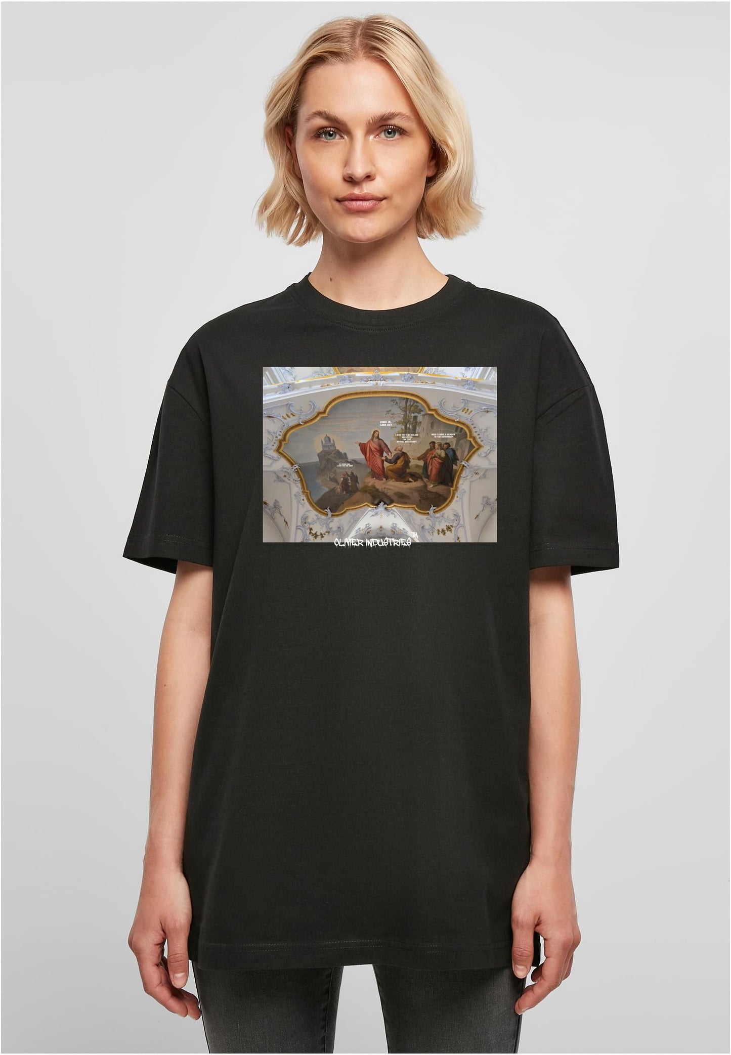 Olivier Industries TM 14 Saints Church - Jesus - Boyfriend oversize tee