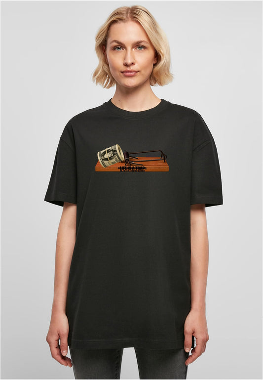 Olivier Industries TM - oversize woman boyfriend tee life is a trap