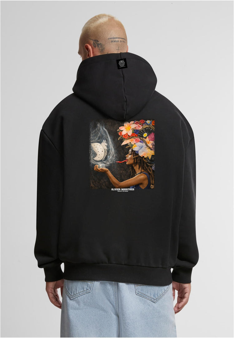 Olivier Industries TM Medusa oversize heavy unisex Hoodie blck