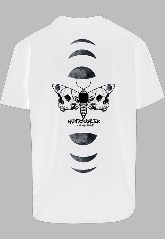 Olivier Industries Nightcrawler Moth Moon oversize Men T-shirt