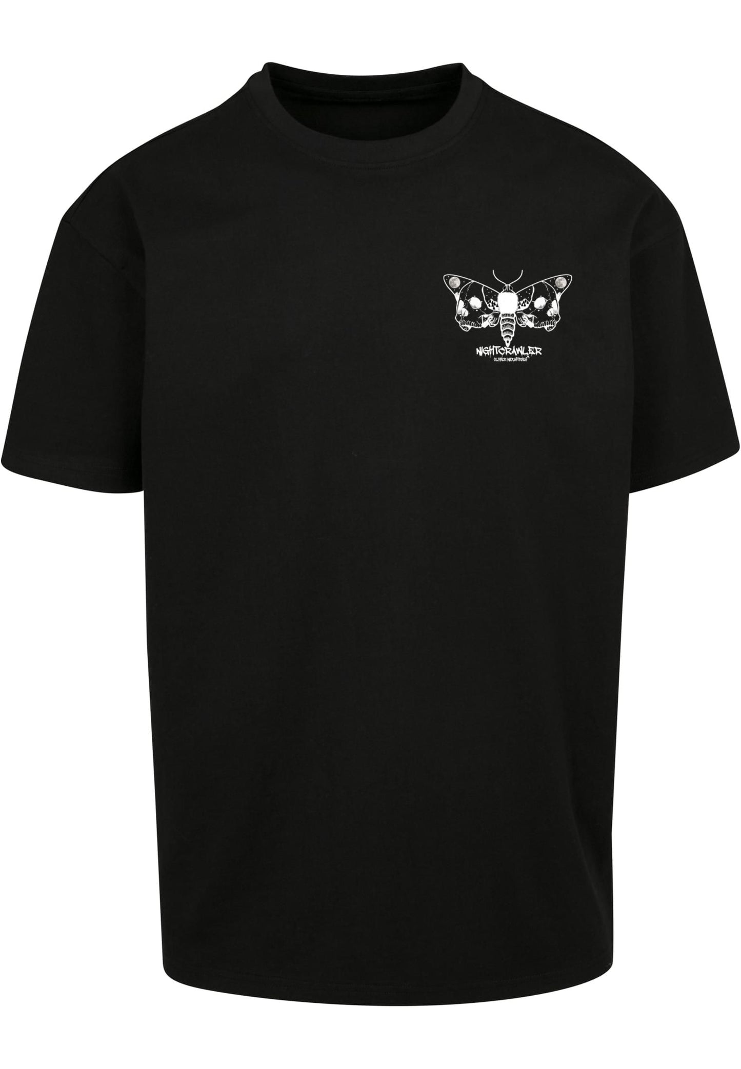 Olivier Industries Nightcrawler Moth Moon oversize Men T-shirt