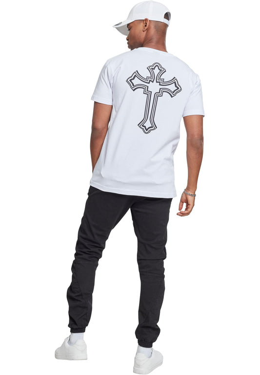 Tupac cross double side print Men T-shirt - Olivier Industries ® Art & Apparel
