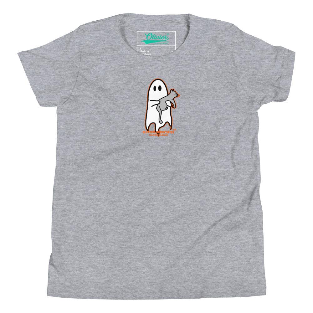 Olivier Industries Worldwide x S.Klehr Geist und Katze Kinder T-shirt - Olivier Industries ® Art & Apparel