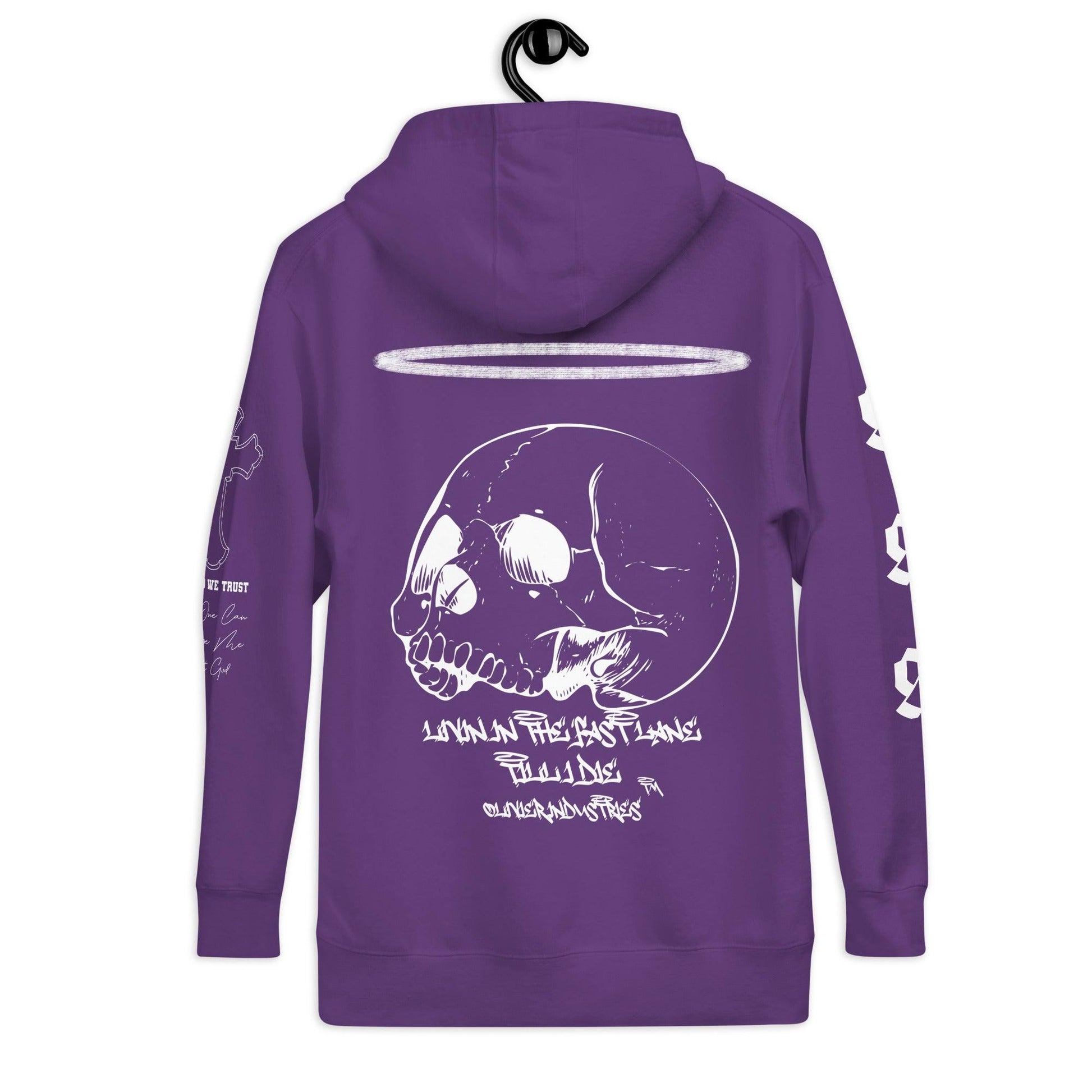 Olivier Industries ® livin the fast lane till i die skull Unisex-Kapuzenpullover - Olivier Industries ® Art & Apparel
