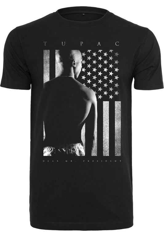 Tupac american flag Men T-shirt - Olivier Industries ® Art & Apparel