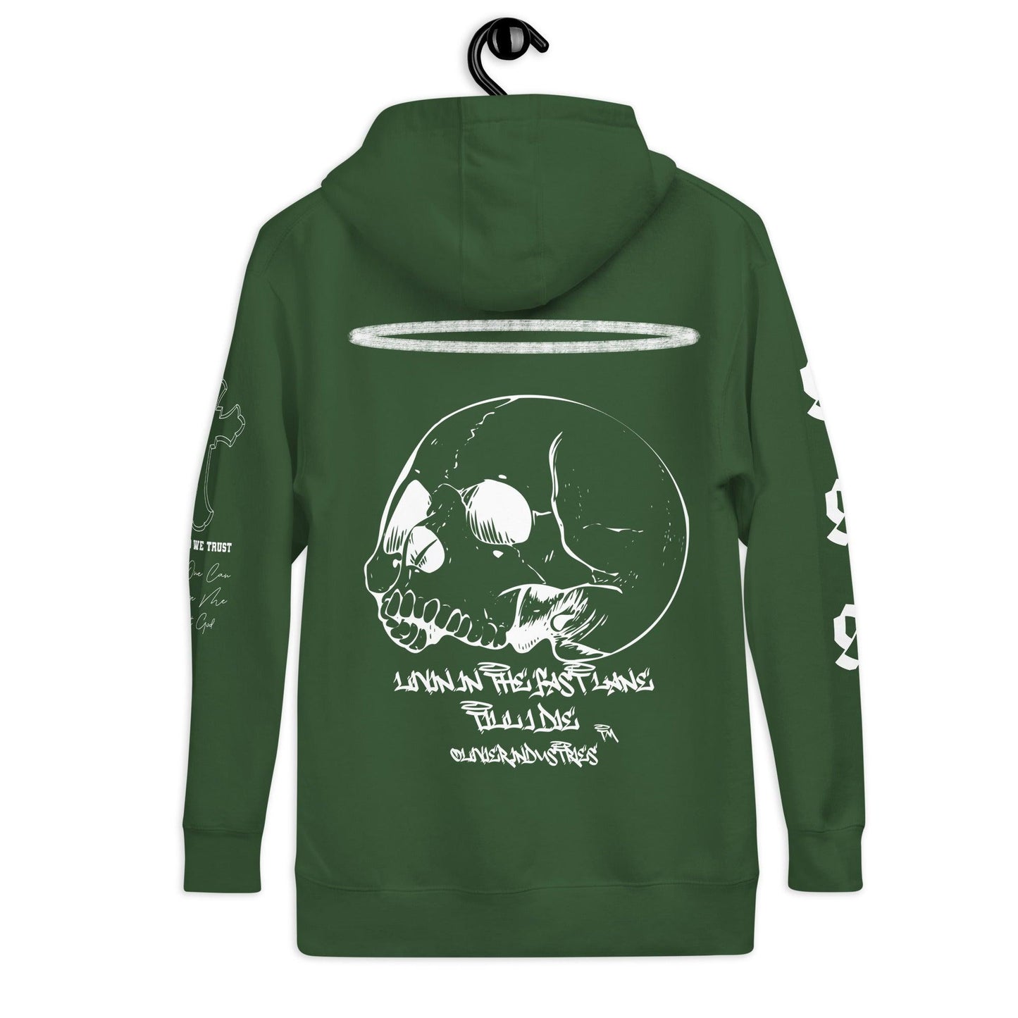 Olivier Industries ® livin the fast lane till i die skull Unisex-Kapuzenpullover - Olivier Industries ® Art & Apparel