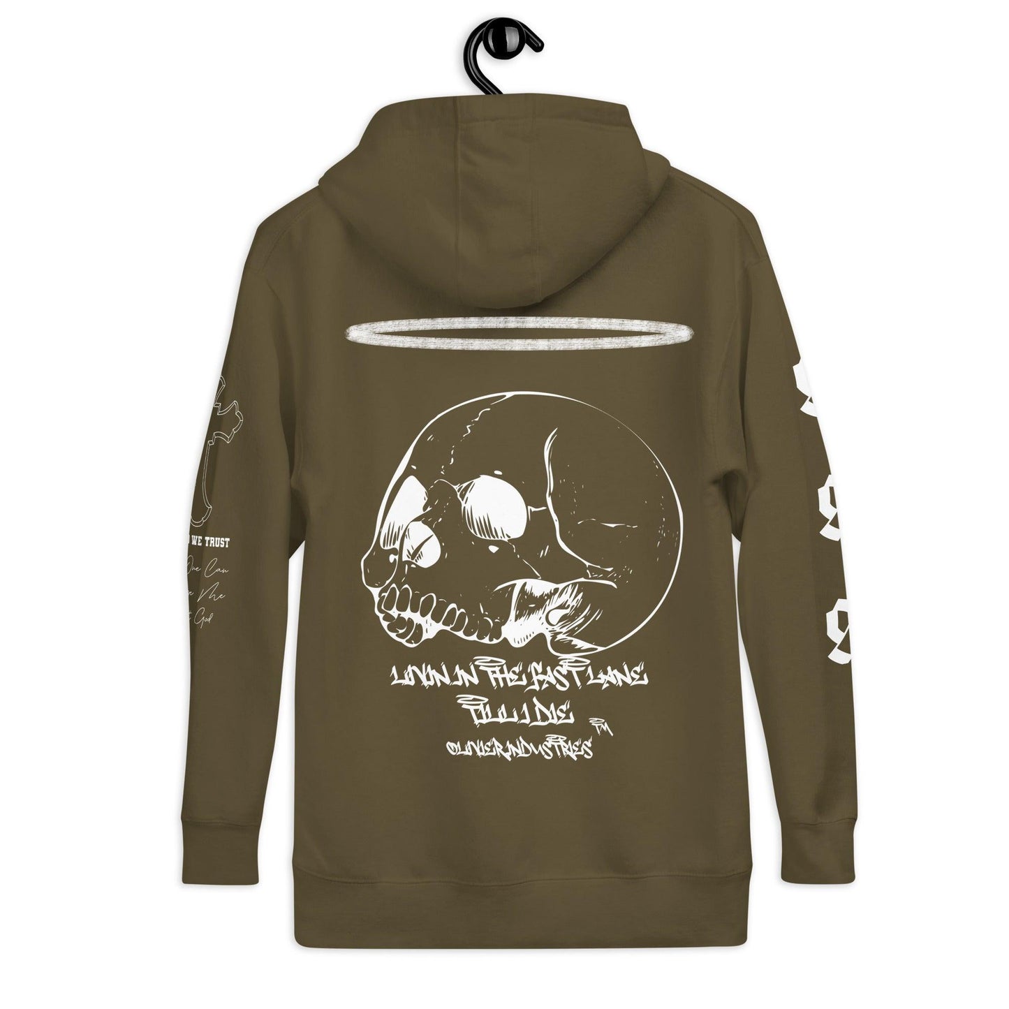Olivier Industries ® livin the fast lane till i die skull Unisex-Kapuzenpullover - Olivier Industries ® Art & Apparel