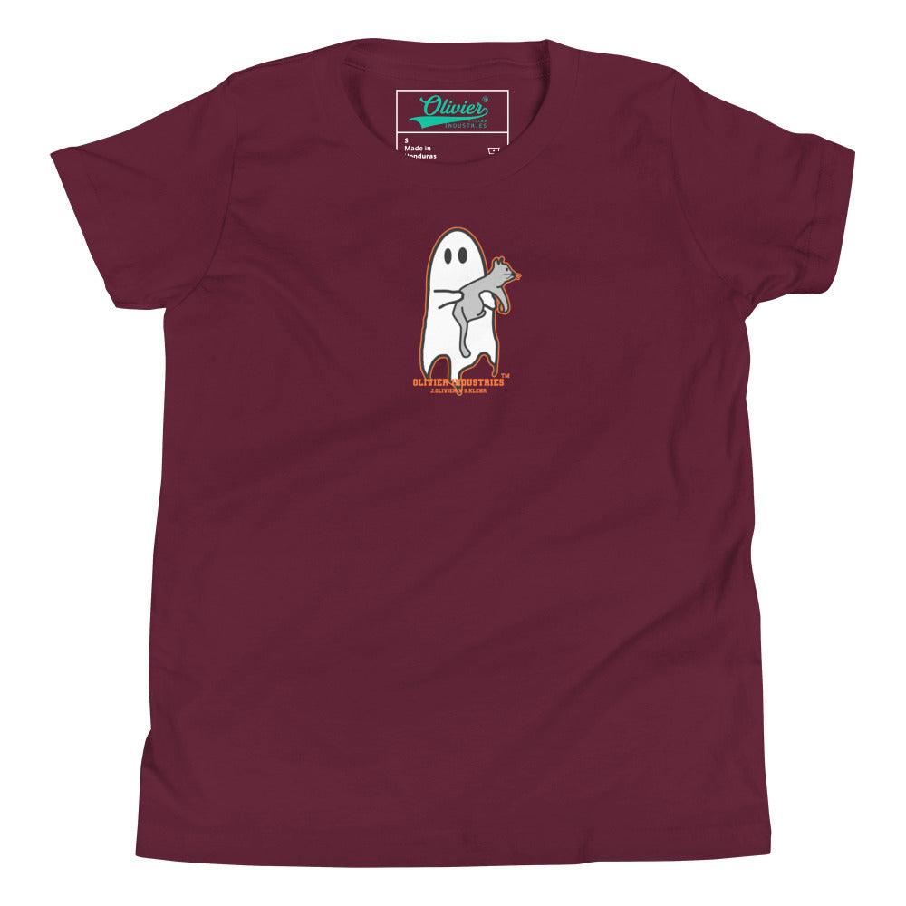 Olivier Industries Worldwide x S.Klehr Geist und Katze Kinder T-shirt - Olivier Industries ® Art & Apparel