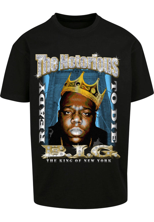 Notorious B.I.G. King of New York Crone Oversized T-shirt - Olivier Industries ® Art & Apparel