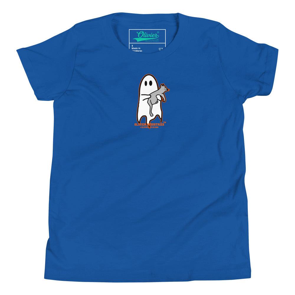 Olivier Industries Worldwide x S.Klehr Geist und Katze Kinder T-shirt - Olivier Industries ® Art & Apparel
