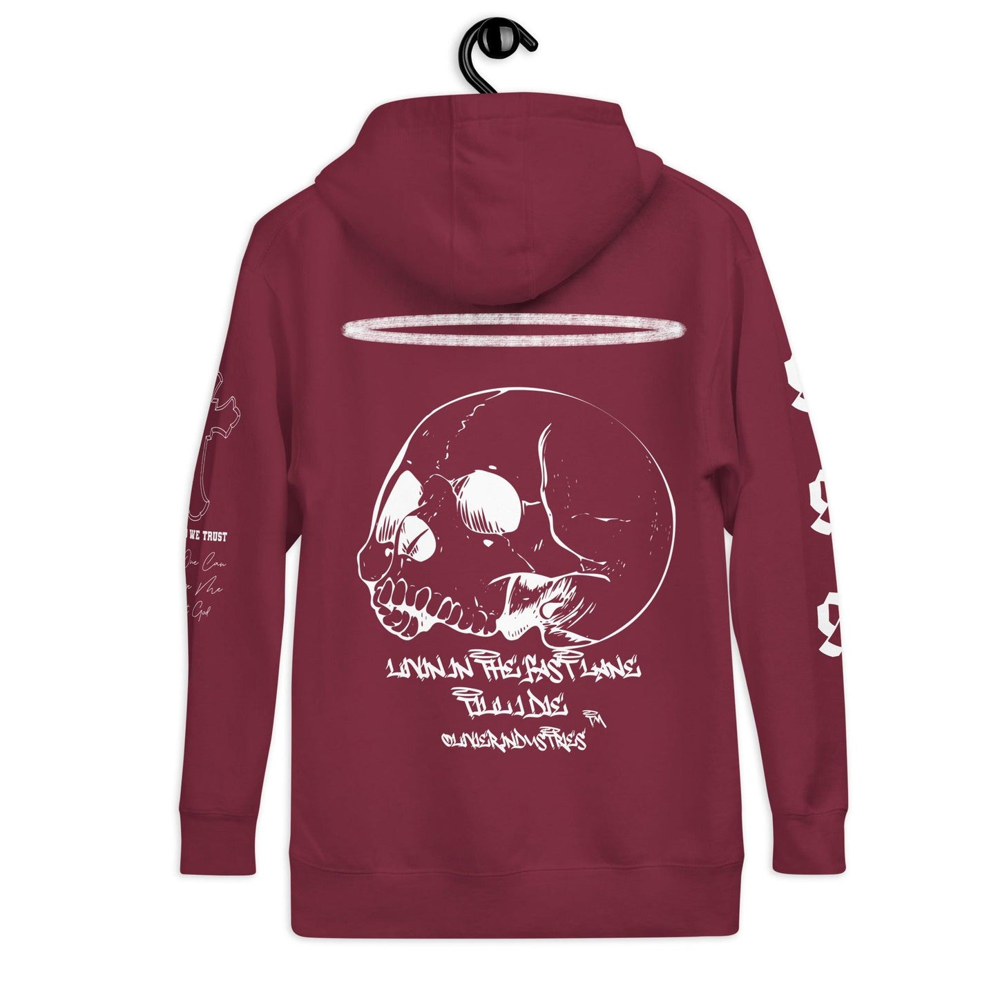 Olivier Industries ® livin the fast lane till i die skull Unisex-Kapuzenpullover - Olivier Industries ® Art & Apparel