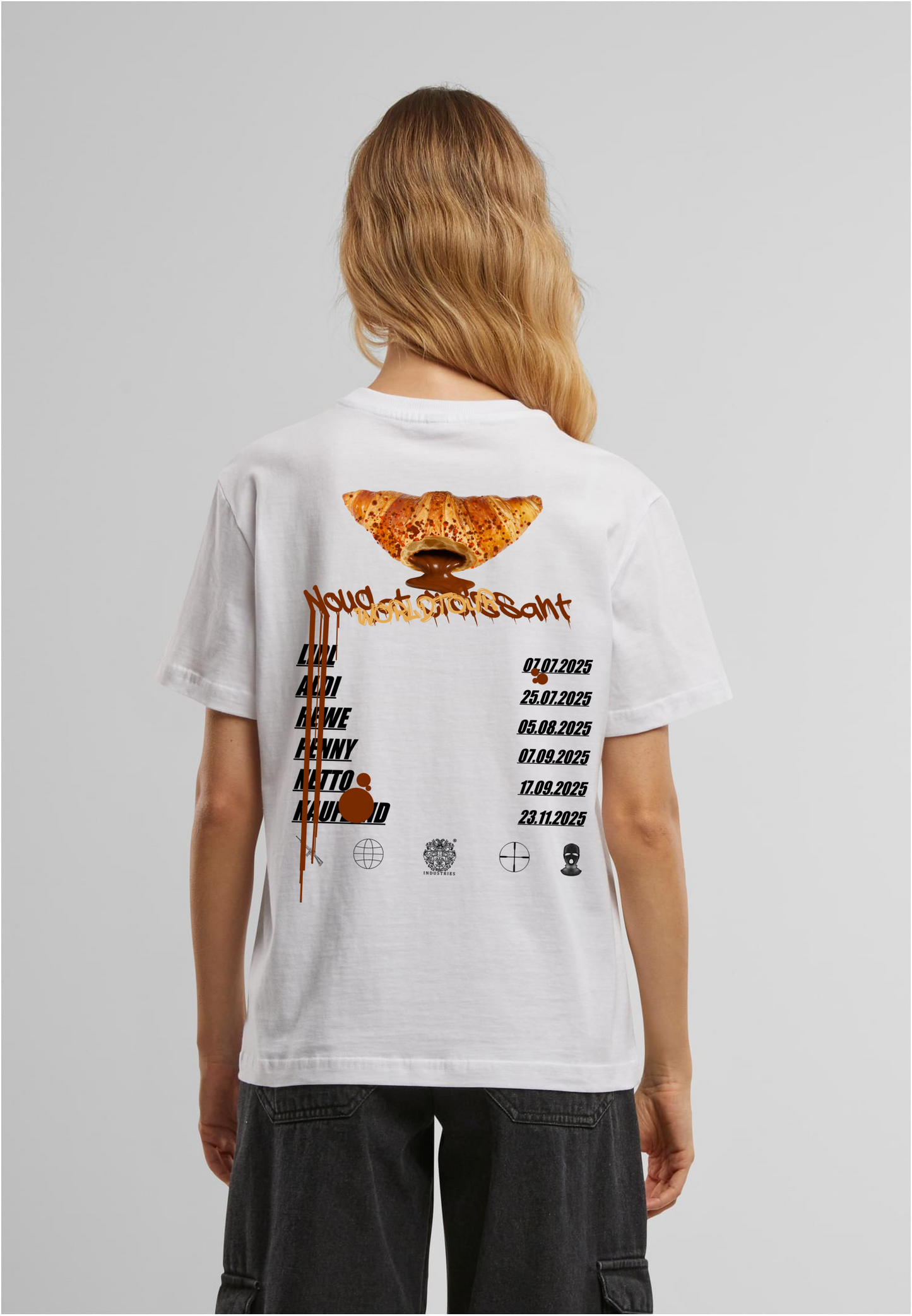 Olivier Industries TM - Croissant Nougat worldtour woman everyday Tee