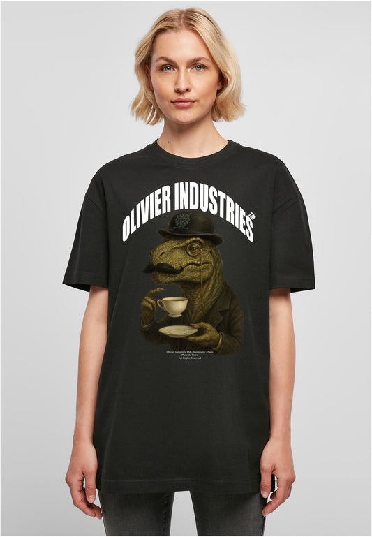 Olivier Industries TM - oversize woman boyfriend tee Tea Rex Noble