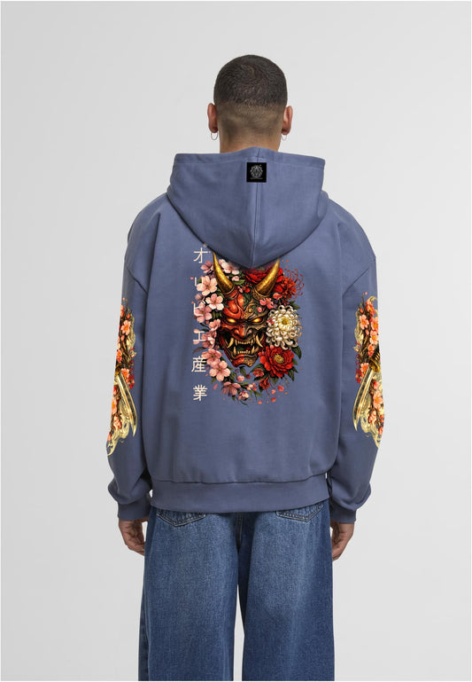 Olivier Industries TM Samurai Mask all side printed heavy unisex zip Jacket