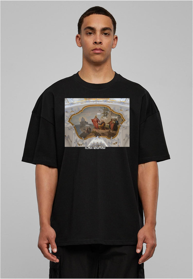 14 Saints Church Jesus as landlord - Olivier industries TM heavy box Tee