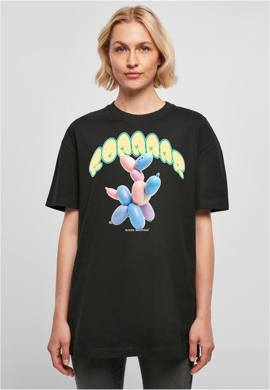 Olivier Industries TM - oversize woman boyfriend tee Roaar T-Rex Ballon