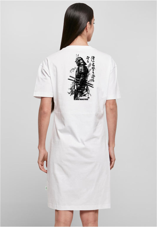 Olivier Industries TM - Samurai 2 side print - Bio Ladies  slit dress