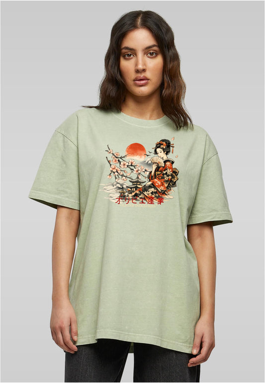 Olivier Industries TM -Geisha -oversized vintage ladies tee