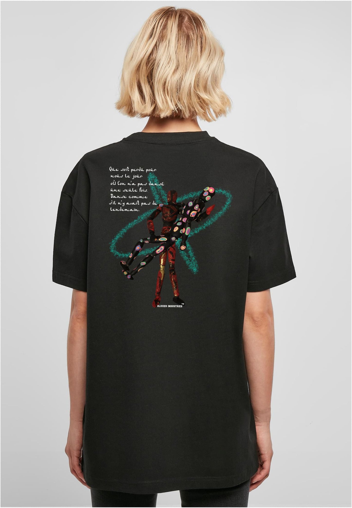 Olivier Industries TM  dancin Ladies Boyfriend Tee