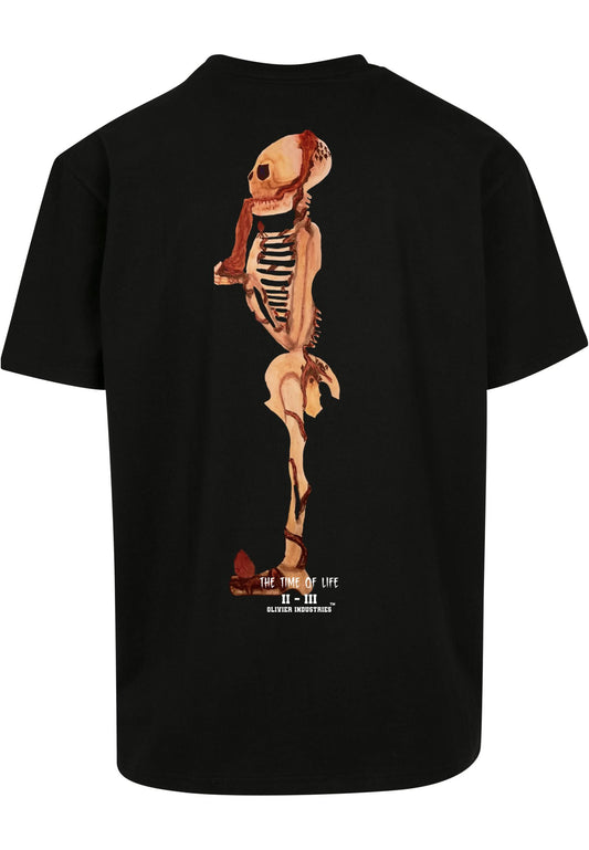 Olivier Industries the time of life pt2 real blood art on - men oversize T-shirt
