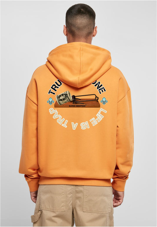 Olivier Industries TM Oversize Hoodie life is a trap yellow