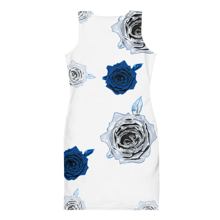 Olivier Industries ® handmade colored roses Sublimation-Cut-&-Sew-Kleid