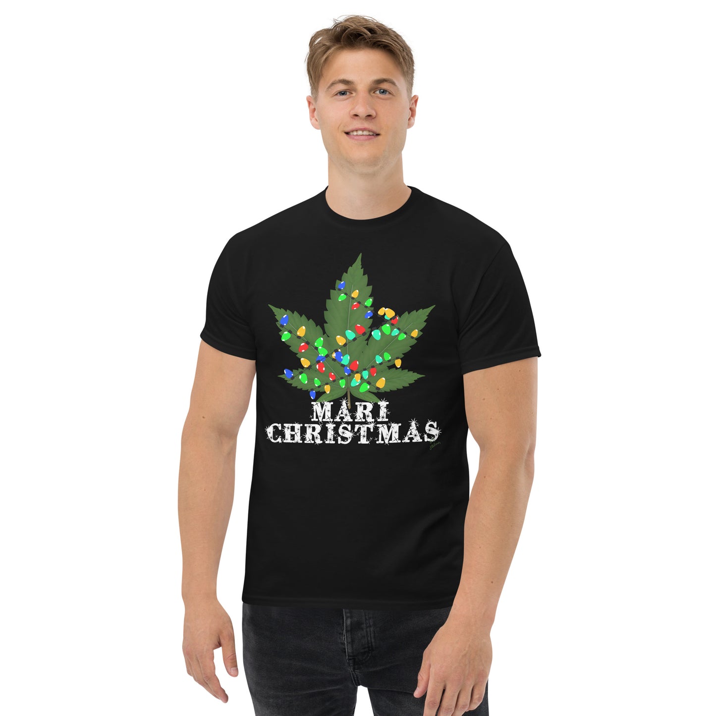 Ugly christmas ouftit 420 - Mari Christmas unisex T-shirt