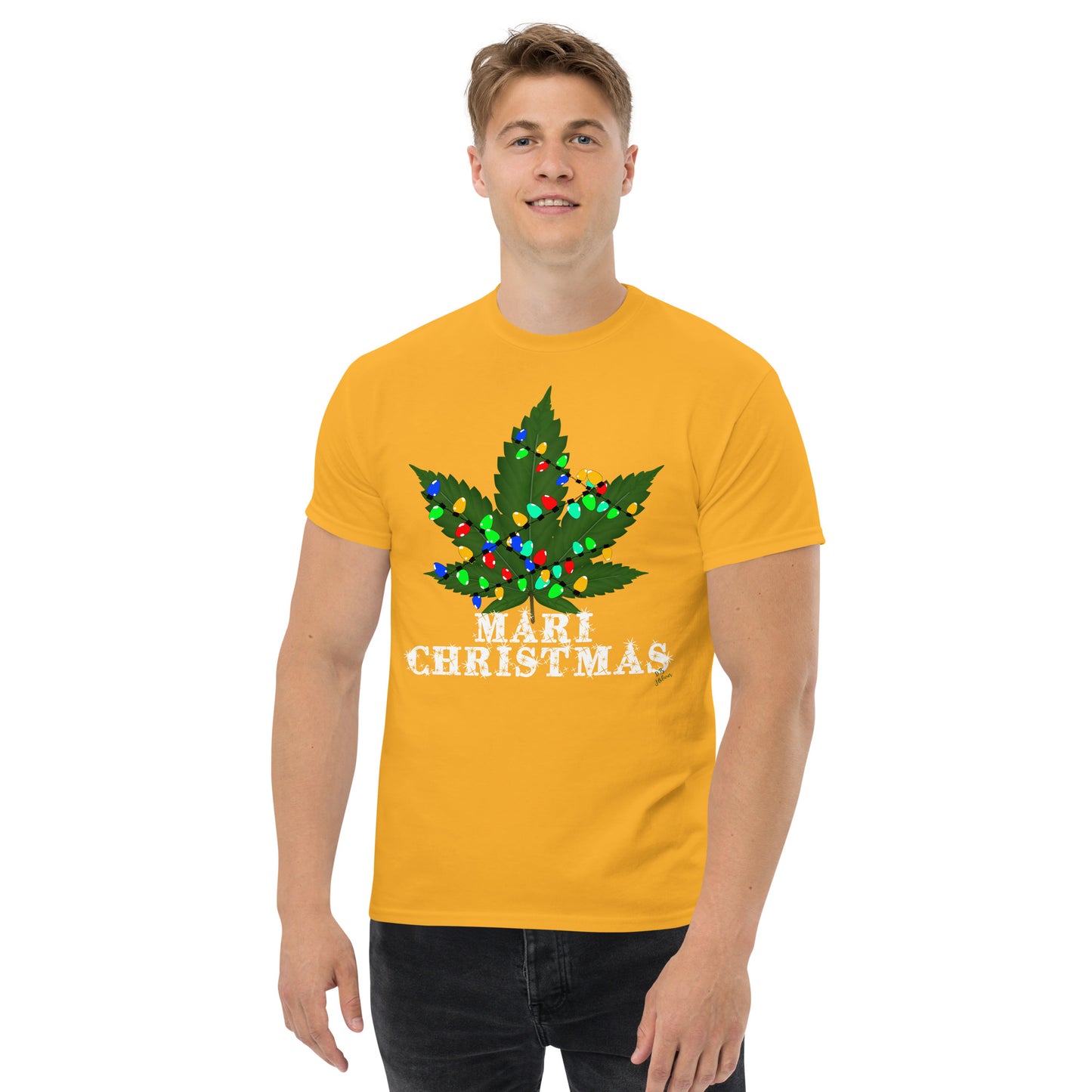 Ugly christmas ouftit 420 - Mari Christmas unisex T-shirt