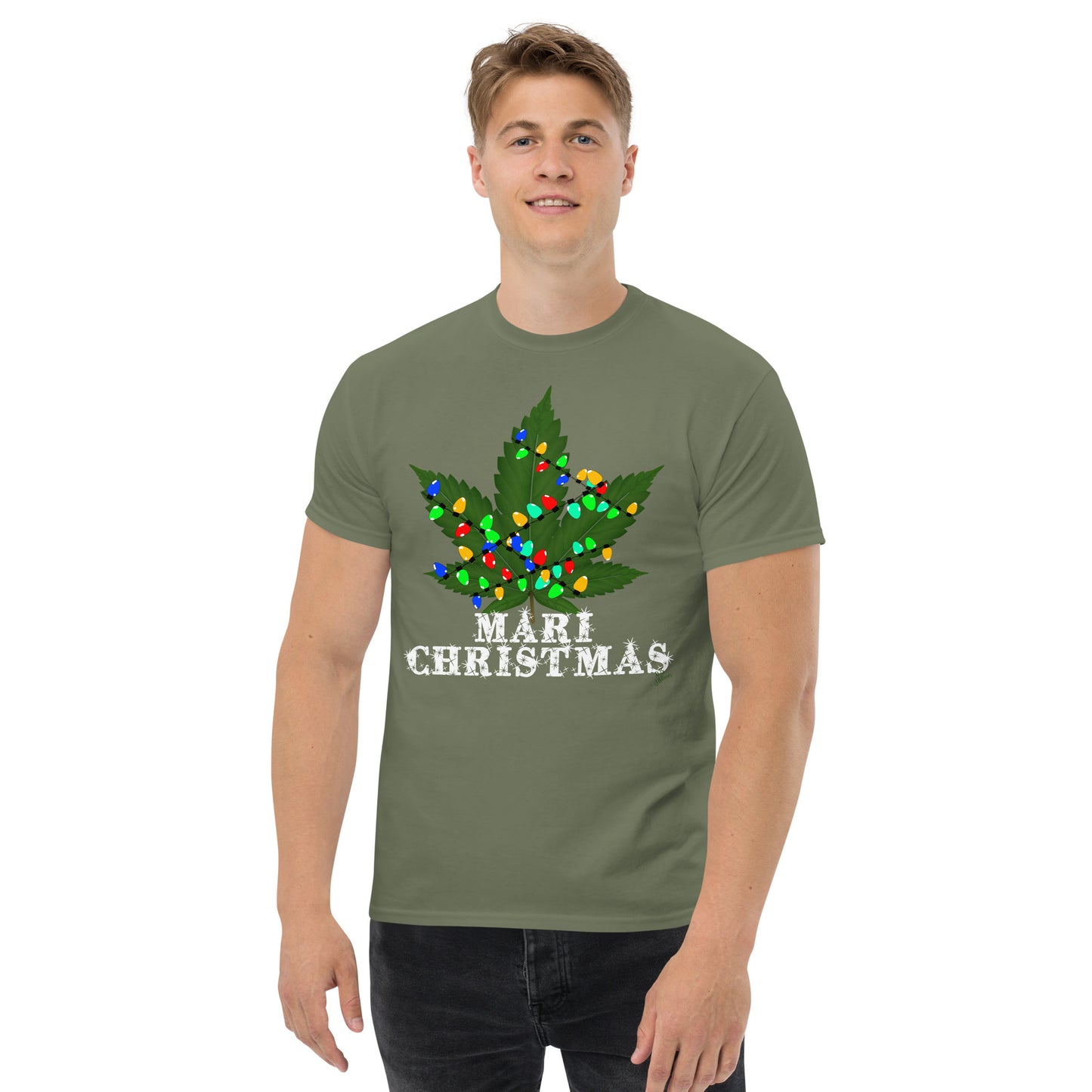 Ugly christmas ouftit 420 - Mari Christmas unisex T-shirt