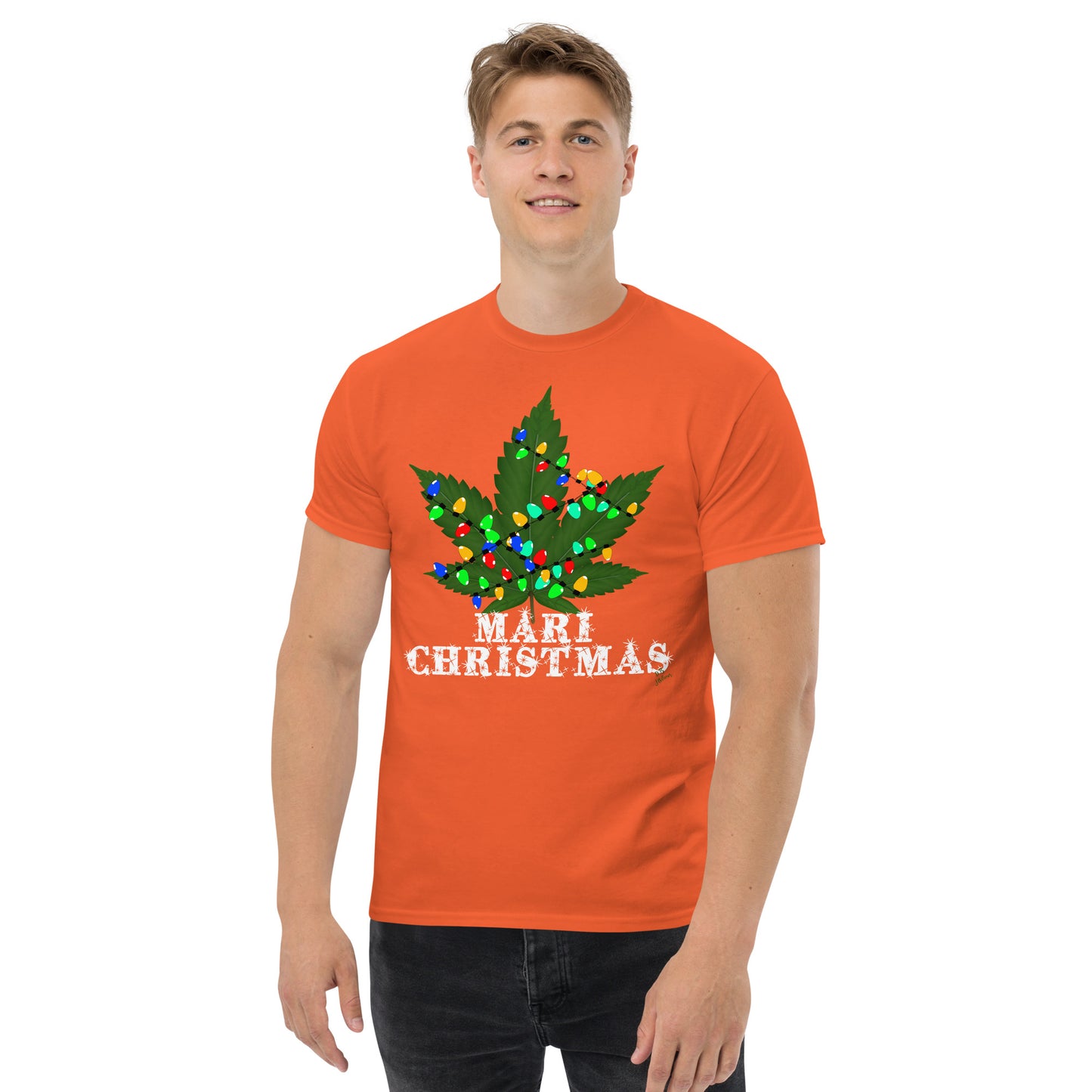 Ugly christmas ouftit 420 - Mari Christmas unisex T-shirt