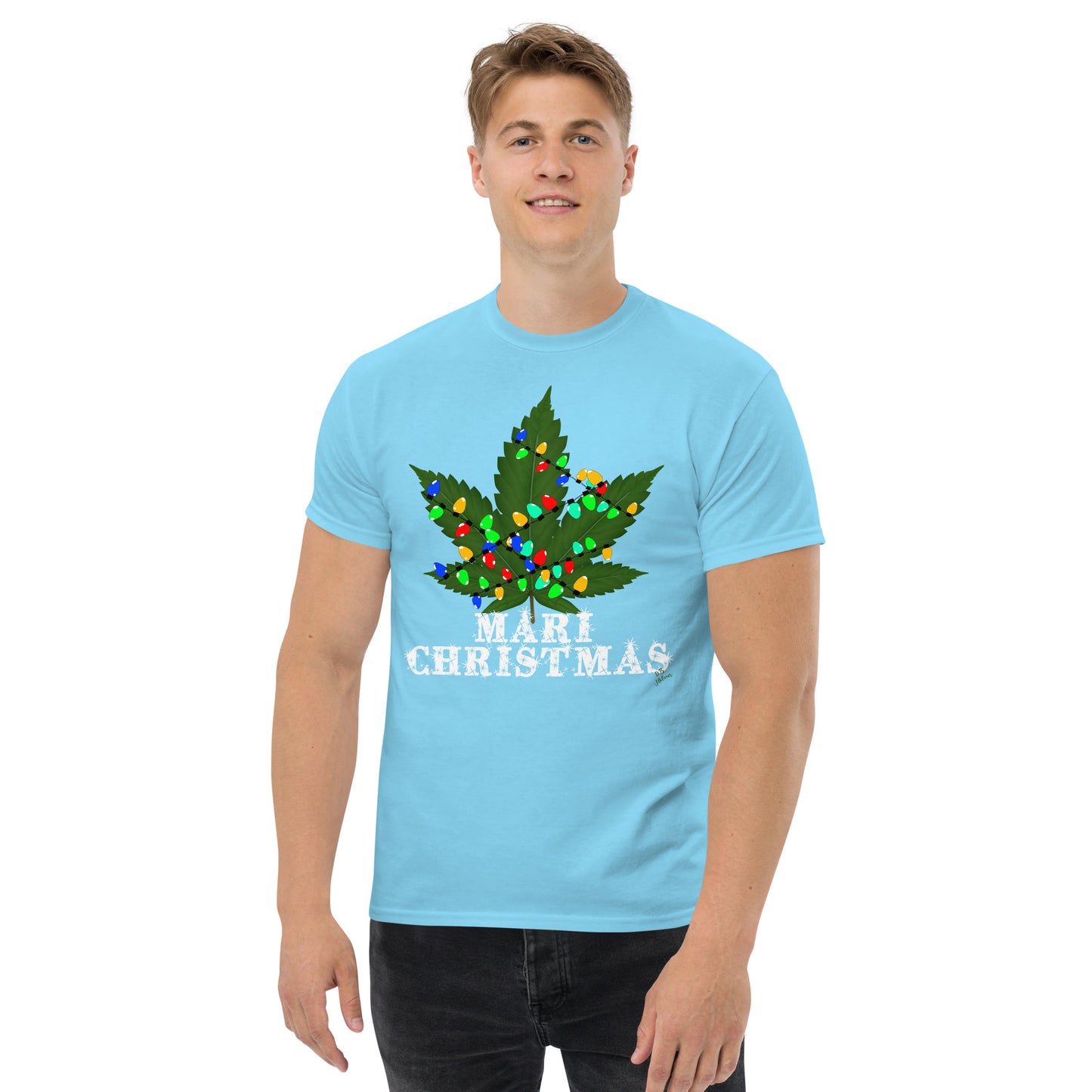 Ugly christmas ouftit 420 - Mari Christmas unisex T-shirt