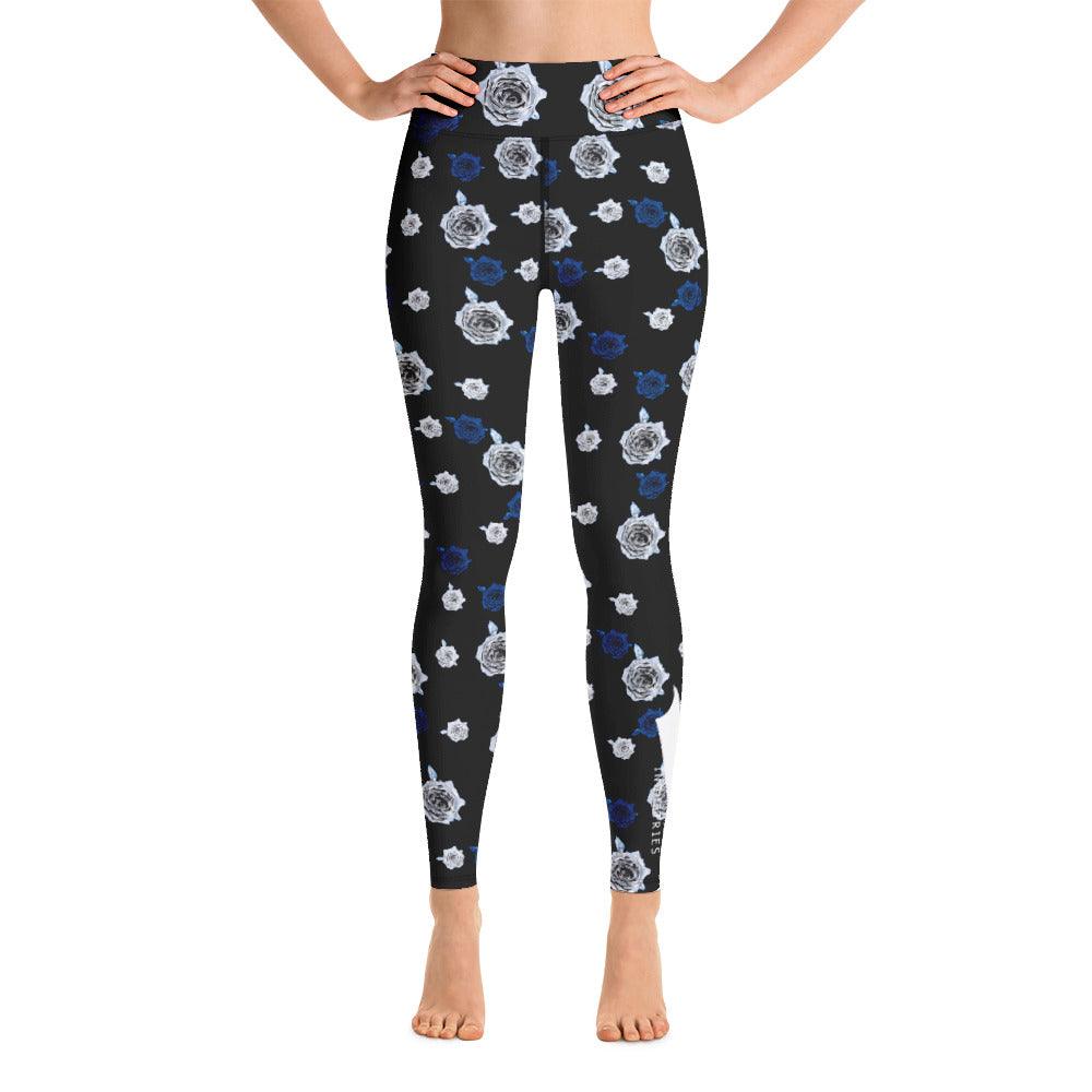 Olivier Industries ® handmade abstract Flower Yoga-Leggings - Olivier Industries ® Art & Apparel
