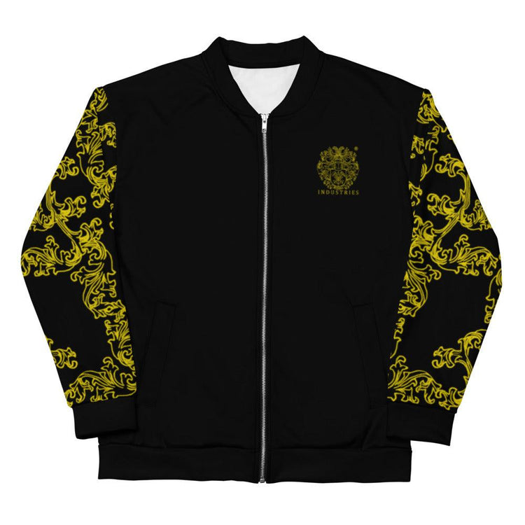 Olivier Industries ® "The Golden Heraldic Logo" Unisex Bomber Jacket - Olivier Industries