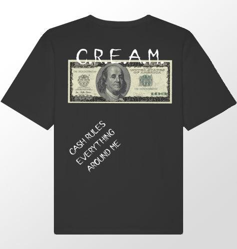 Olivier Industries ® C.R.E.A.M. Cash Rules unisex lègére organic T-shirt - Olivier Industries ® Art & Apparel