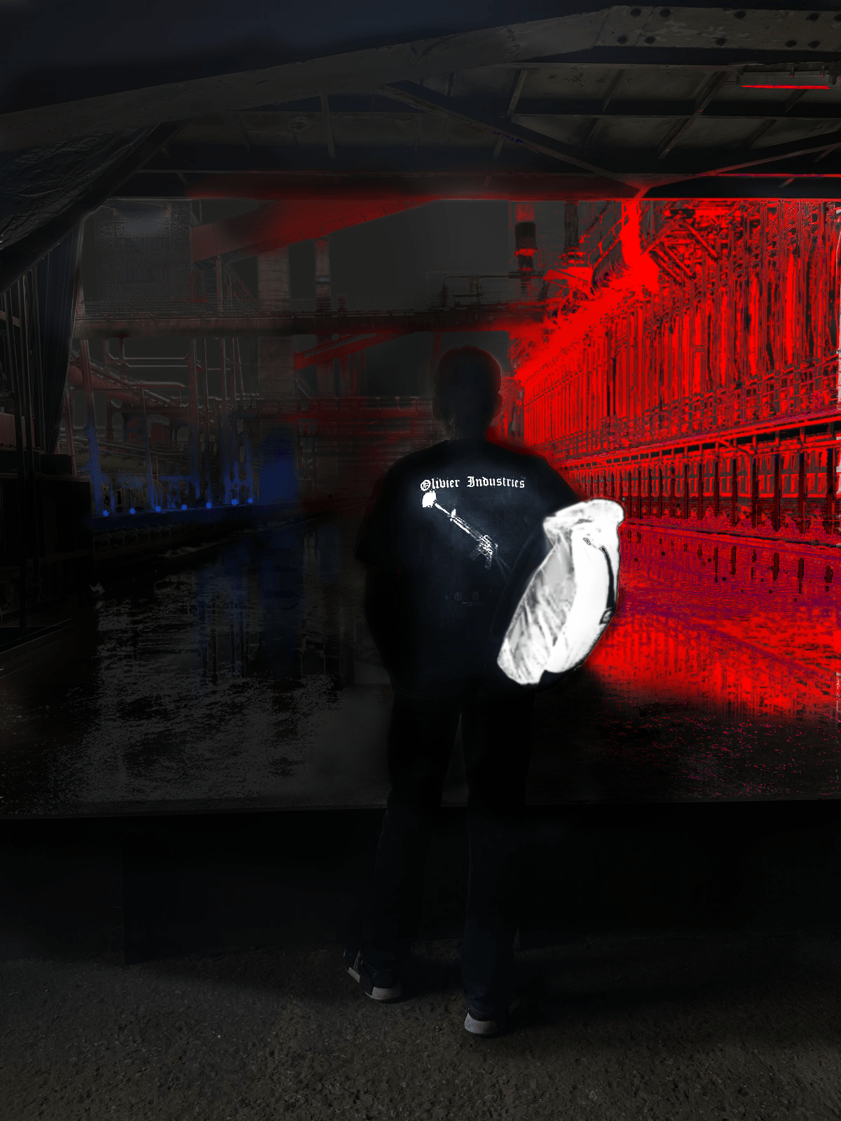 Olivier Industries ® Reflective Rolltop Bagpack - Olivier Industries ® Art & Apparel