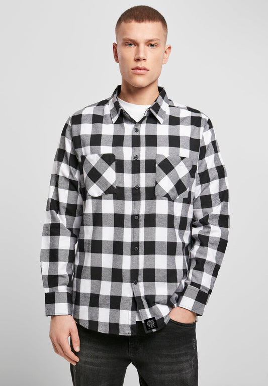 Olivier Industries ® Checked Flannell Shirt Red or White - Olivier Industries ® Art & Apparel