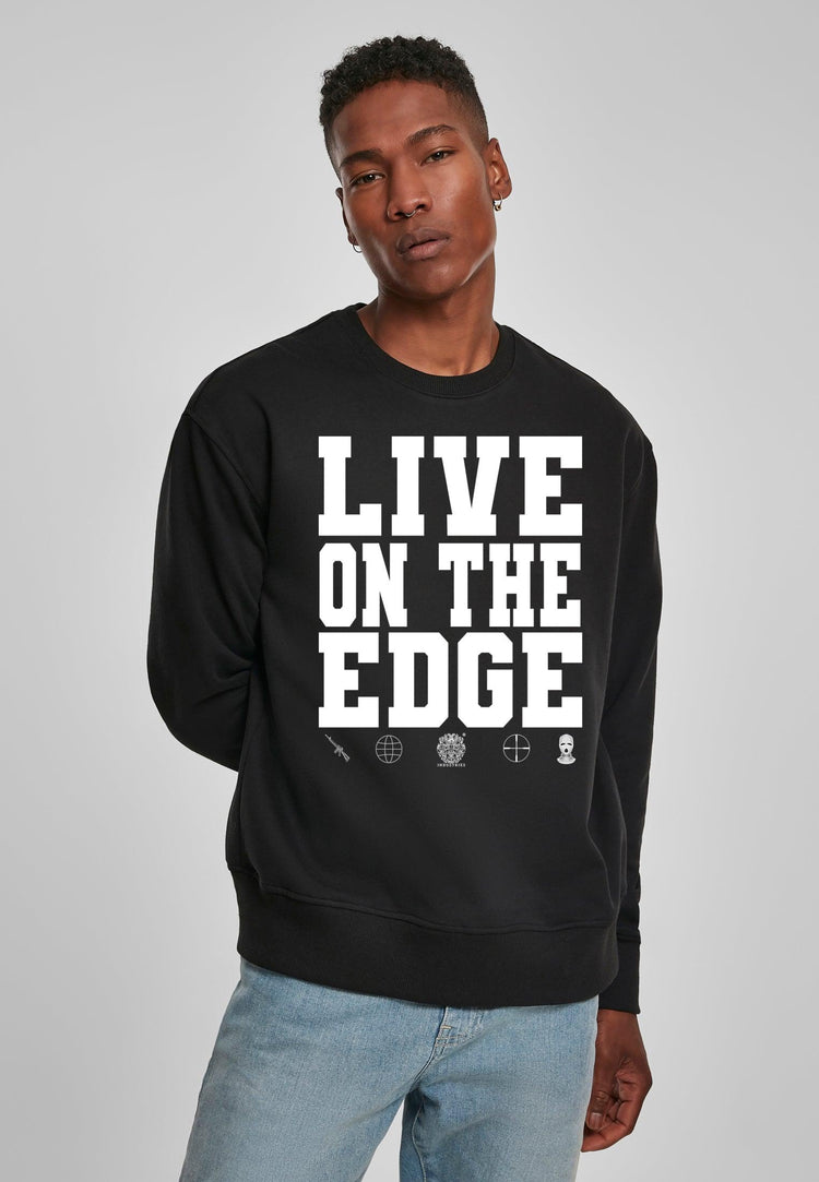 Olivier Industries ® Live on the Edge Unisex oversized Crewneck - Olivier Industries ® Art & Apparel