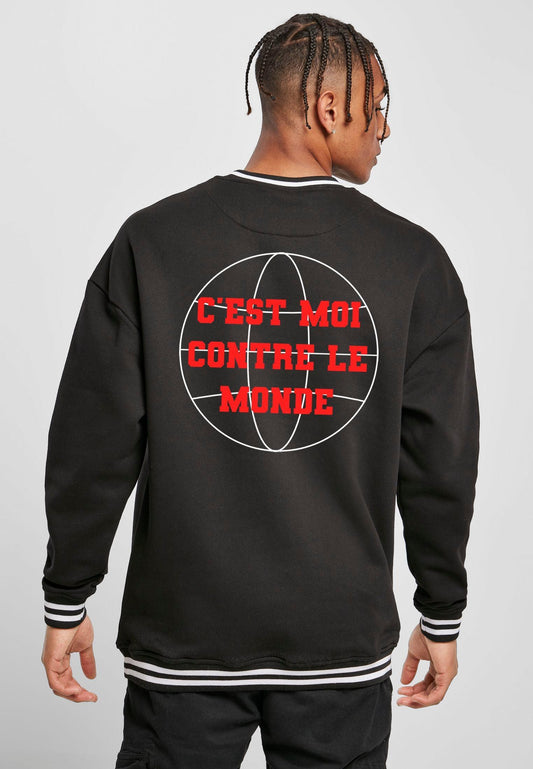 Olivier Industries ®C`est mois contre le monde men Sweatshirt - Olivier Industries ® Art & Apparel